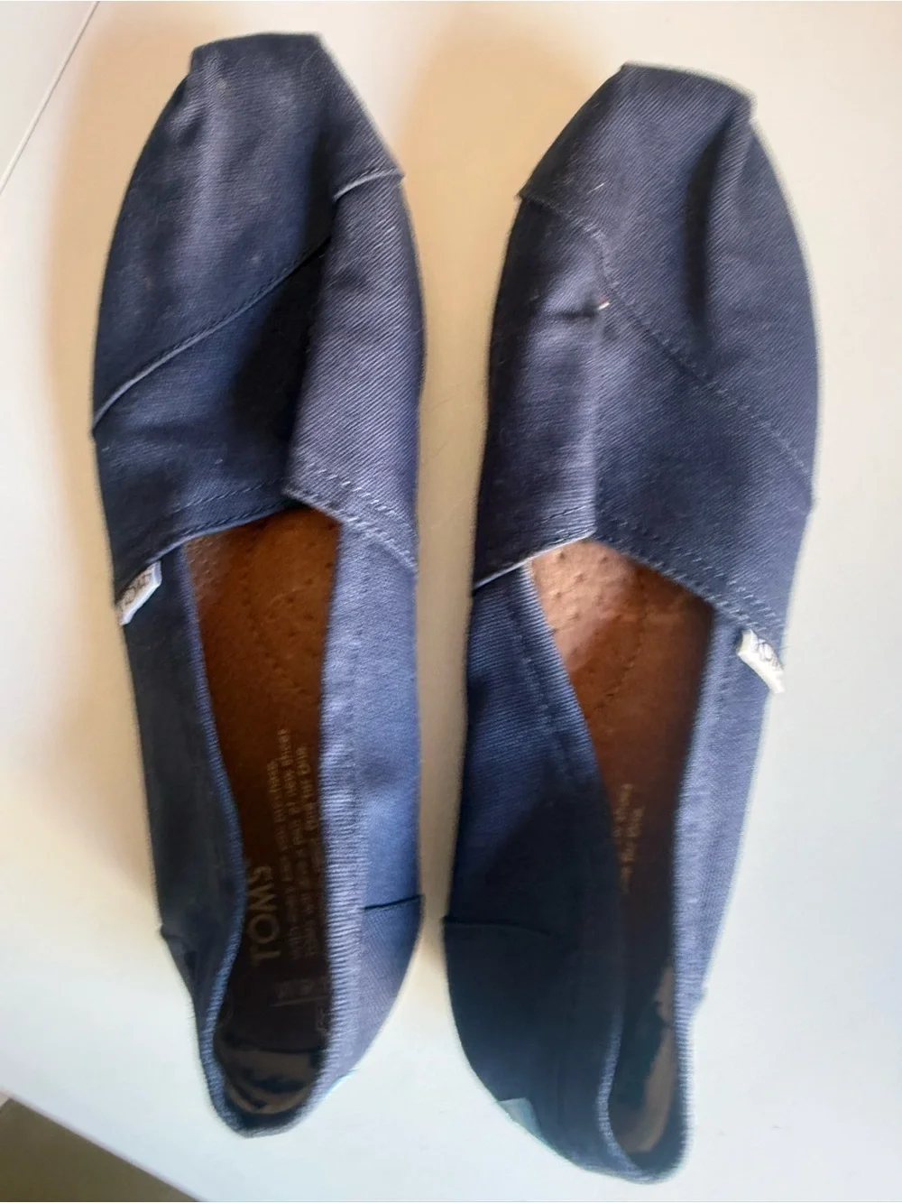 Toms Men's Slip-On Canvas Loafers - Dark Blue